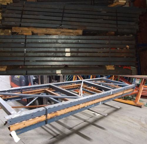 Sturdibilt pallet rack - lot price - frames 44&#034; x 204&#034; with beams 93&#034; x 4&#034; for sale