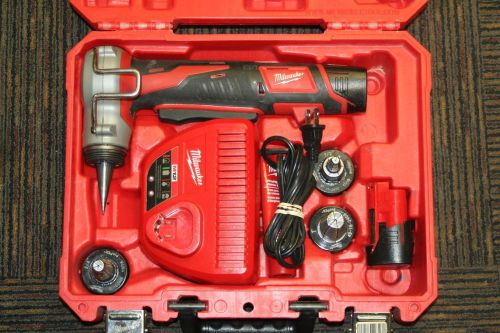 Milwaukee 2432-22 m12™ cordless propex expansion tool kit no reserve for sale