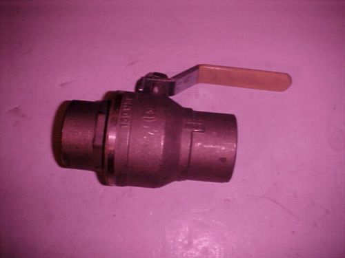 HONEYWELL BALL VALVE, 2&#034; SWEAT FITTING, BRONZE, BRAND NEW 600 WOG, FULL PORT