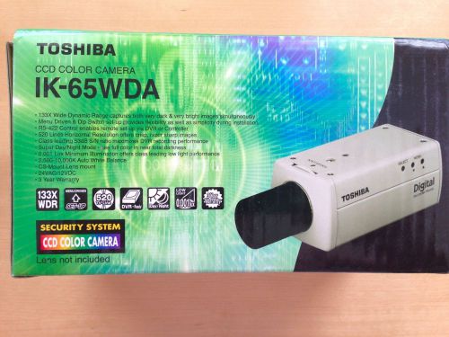 Toshiba ik-65wda ccd low light color security camera new in box for sale