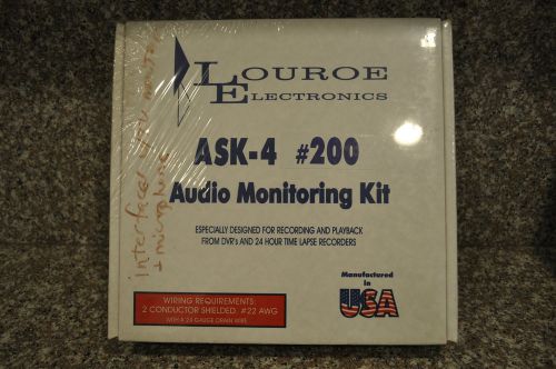 Louroe Electronics ASK-4 200 Audio Monitoring Kit