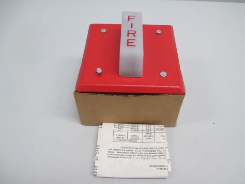 NEW WHEELOCK WHT-24 FIRE VISUAL SIGNAL 18-31V-DC SAFETY AND SECURITY D236549