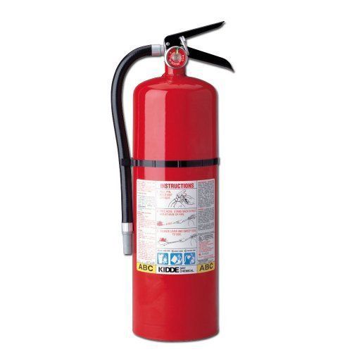 Kidde pro line 10 lb abc fire extinguisher w/ wall hook for sale