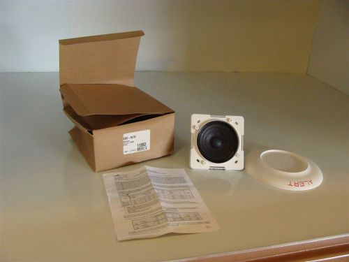 Cooper wheelock e60-alw 25 &amp; 70.7 vrms fire alarm speaker new free ship in usa for sale
