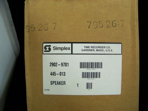 NEW IN BOX SIMPLEX 2902-9701 GRAY SURFACE MOUNTED SPEAKER
