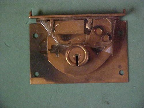 New larger antique desk/cabinet snap lock,  flat key. Locksmith, repair