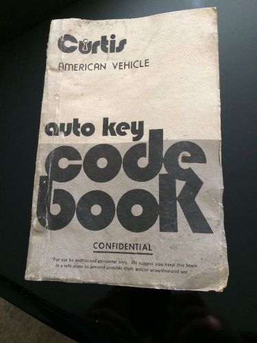 Curtis Auto Code Book