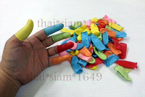 40 pcs. Protective Latex Finger Nail Small Rubber Gloves,Nail Art,Condom,cute