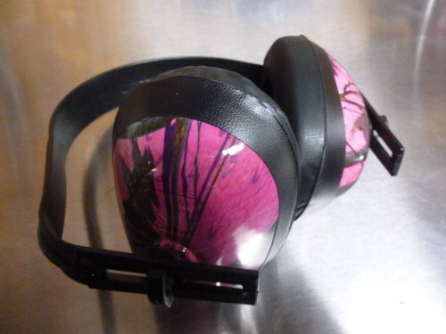 Custom hearing protection PINK FORREST CAMO  -**LOOK AT PICS**