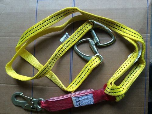 Protecta ce550aw1-sn &#034;y&#034; tie-back shock absorbing lanyard harness for sale