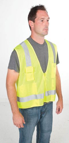 Greenlee 01761-03l hi-vis surveyor safety vest, class 2, l/xl for sale