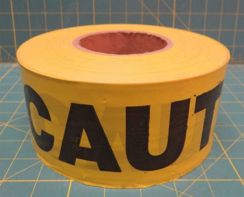 3&#034; Yellow CAUTION Tape Approximately 1000 Feet