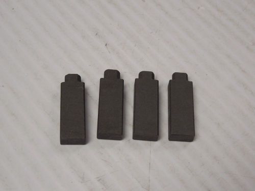 (4) NO NAME CARBON MOTOR BRUSH REPLACEMENT INSERT 1-1/8&#034;OAL 1&#034;L 3/8&#034;W 7/32&#034;TH