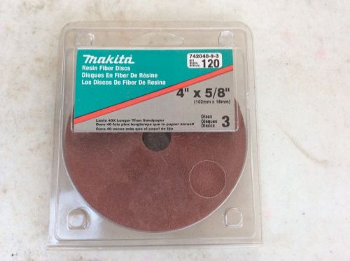 MAKITA - 4&#034; resin fiber disc.
