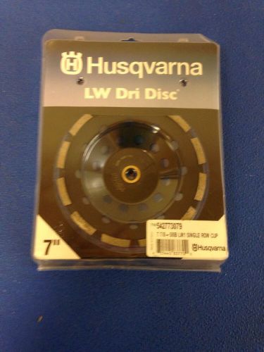 Husqvarna 542773078 7 inch by 7/8 to 5/8 b lw1 diamond grinding cup wheel for sale