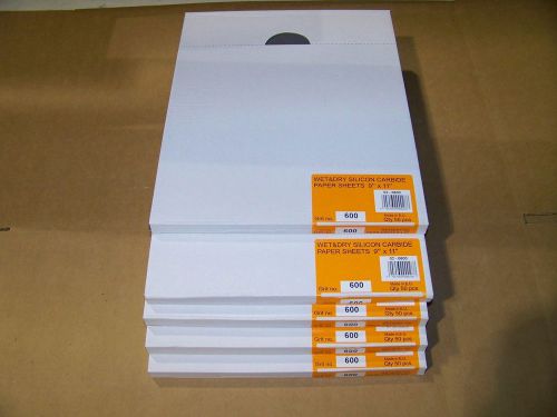 PREMIUM  SILICON  WET/DRY  9&#034; X 11&#034;  SHEETS,  50 PACK,   400-GRIT