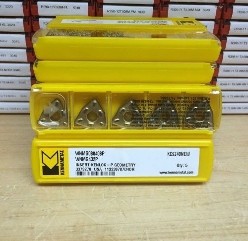 Kennametal wnmg 432p 080408p kc9240new carbide insert for sale