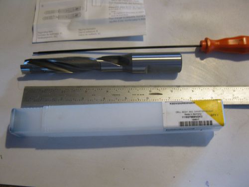 new kennametal  insert drill.20 mm(.787)coolant thru..984 shank.
