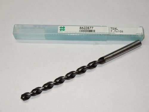 Osg 7.7mm 0.3031&#034; wxl fast spiral taper long length twist drill cobalt 8622877 for sale