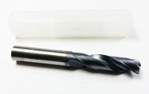 1/2&#034; hanita tfm55213000 1/2&#034; tialn coated solid carbide drill  (n 115) for sale