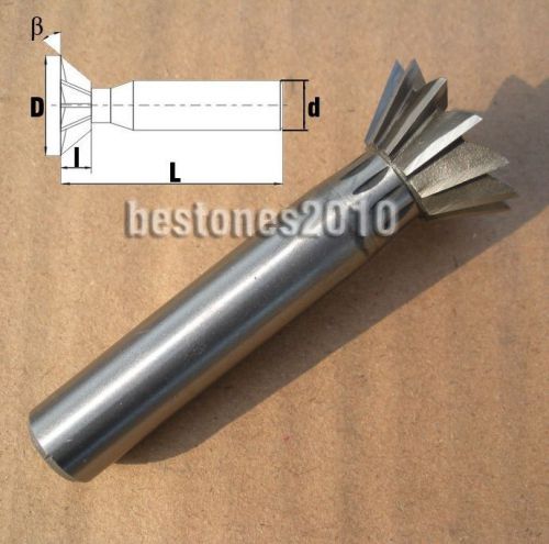 Lot 1pcs hss cutting dia 10mm degree 45°dovetail cutter end mill shank dia 8mm for sale