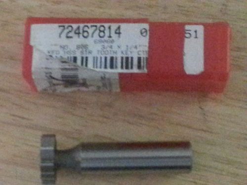 KEO  Woodruff/Keyseat Cutters Connection: Shank 1/2 inch Cutting Diameter 3/4