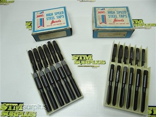 New!!! lot of 24 hss javis steel hand taps 5/16&#034;- 18nc &amp; 3/8&#034;- 16nc for sale