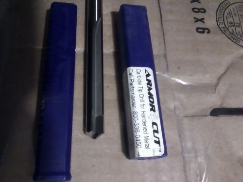Armor Cut Carbide Tip Drill for Hardened Metal 802-3-2664 (13/32) *NOS*