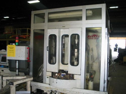 Sunnen mhs-802 cnc hone grinding machine w/  control cabinets for sale