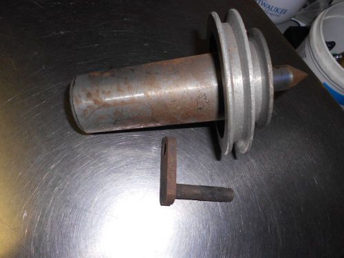 KO Lee 11 Brown and Sharpe Taper Center w pulley for Cutter Grinder