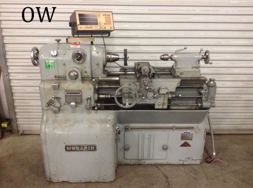 Monarch machine tool co 10&#034;ee lathe 12.5&#034; swing 20&#034; centers w/ collets &amp; chucks for sale