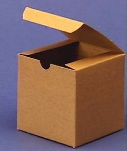 4in. X 4in. X 4in. Kraft Gift Boxes - pack of 10