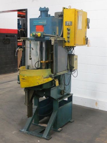 Dennison 6-ton multipress c-frame type hydraulic press - used - am10791 for sale