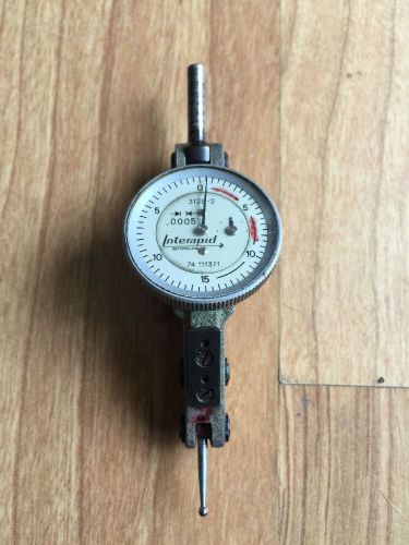 Interapid dial test indicator .0005&#034; 312b-2 for sale