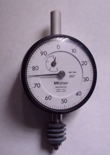 Mitutoyo  2410-60 waterproof dial indicator .001&#034; - .250&#034; range for sale
