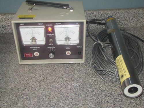 ++ k&amp;e 71-2615 autocollimating alignment laser w/ 71-2620 display- a for sale