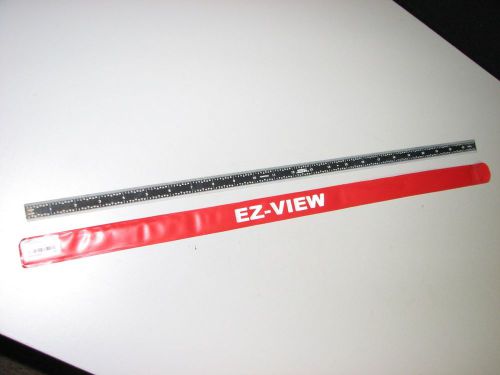 24&#034; black easy read rule 10th&amp;100ths- aircraft,aviation, machinist tools for sale