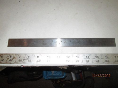 Machinist tools lathe mill starrett steel 12&#034; machinist rule ruler scale for sale
