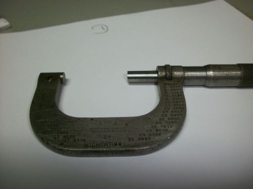 Used 2&#034; brown &amp; sharpe micrometer for sale