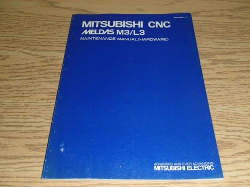 Mitsubishi cnc meldas m3/l3 electric automation bnp-b3662*e maintenance manual for sale