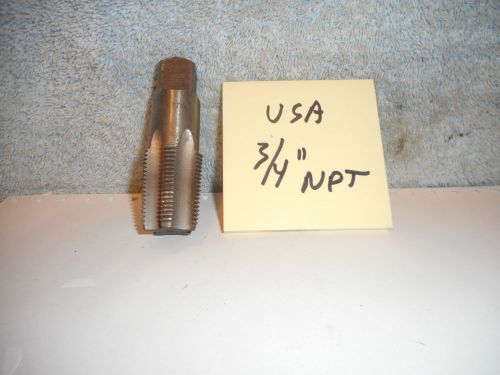 Machinists 12/26fp buy now usa 3/4 npt tap for sale