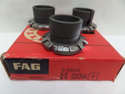 NEW FAG ADAPTER SLEEVE H 206 H206 &#034;LOT OF 3&#034;
