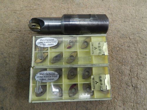 Mitsubishi 3/4&#034; indexable insert ball mill with inserts for sale