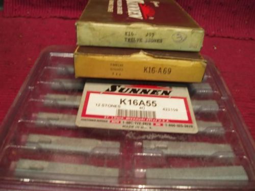 SUNNEN K16 variety pack Honing Abrasives (36) A55,A69,J95--value approx. $135