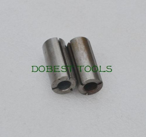 2pcs power collet chuck adapter for tools bits cnc router parts 1/2&#034;to 6mm
