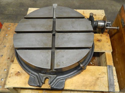 BROWN &amp; SHARPE 18&#034; ROTARY TABLE with DIVIDING ATTACHMENT