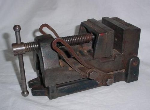 Rare vintage stanley no. 993a machinist drill press vise w/ tilt base 3993a for sale