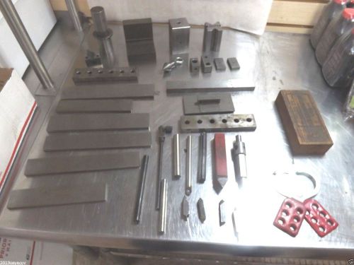 LOT OF LARGE ASSORTED METAL WORKING TOOLS MACHINIST LATHE TAP BITS CUTTERS