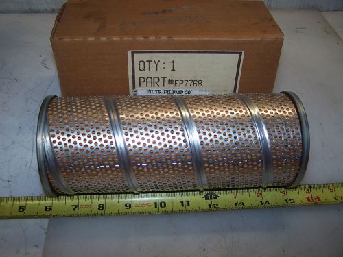 NEW FILLPRO FP7768 FILTER ELEMENT 20 MICRON FOR FILTRATION PUMP IN MOLDING