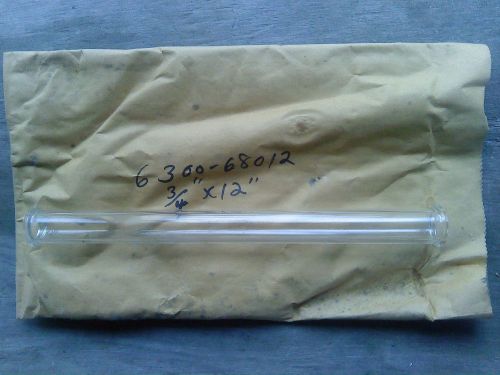 Kimax O-I Schott Process Systems 6300-68012 Glass Tube 3/4&#034; x 12&#034;, beaded ends